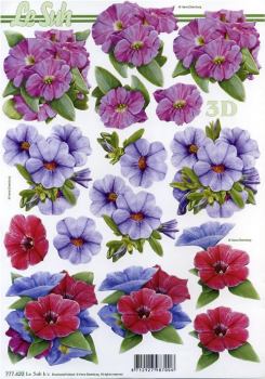 3D Schneidebogen Blumen